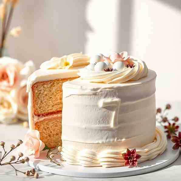 Bake Dream Vanilla Cream Cake - Jersey Luxury